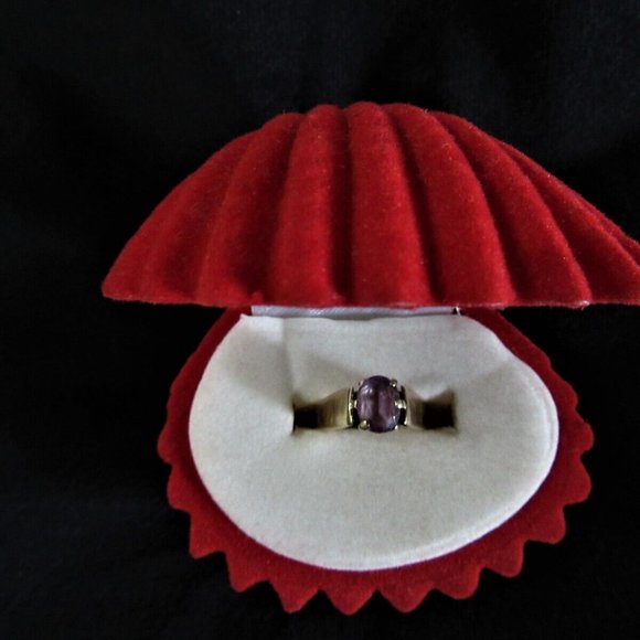 Vintage Amethyst Ring 10K AS IS - Picture 2 of 12